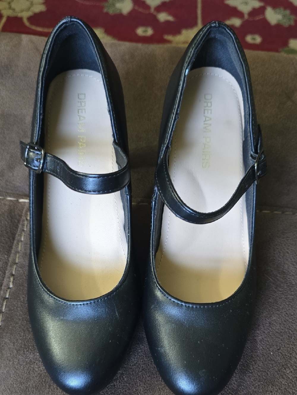 Dream Pairs Black Mary Jane Heels